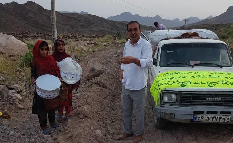 یاری های سمای کرمان در اختیار سیل زدگان جازموریان نهاده شد