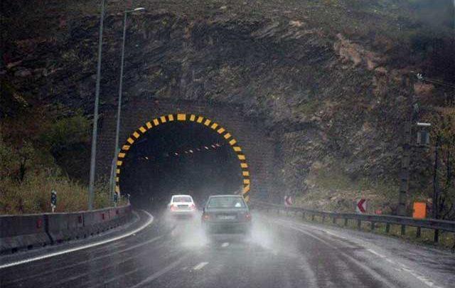 جاده های بیش از 5 استان بارانی است